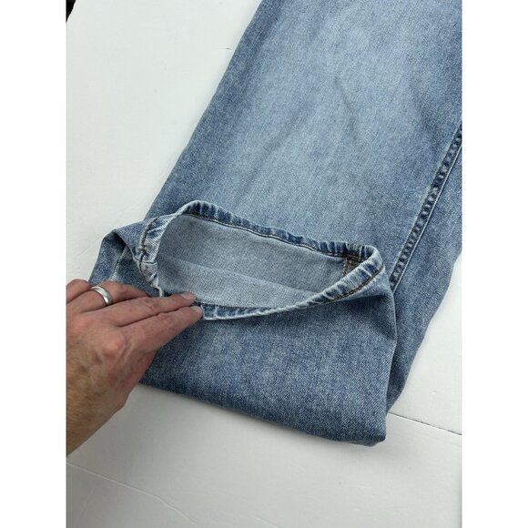 Oat New York Jeans Women's 8/29 Wide Leg Cloud Luxe Denim Medium Wash - Picture 8 of 16